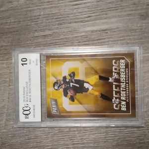 2018 Panini MJH Exclusive Ben Roethlisberger Steelers Graded BCCG 10 MINT